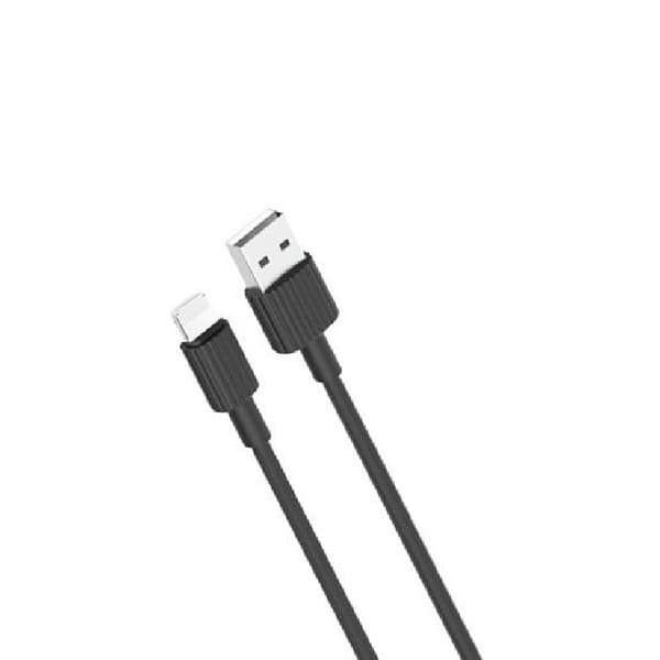 XO USB-A till Lightning kabel 1m 2.4A - Svart
