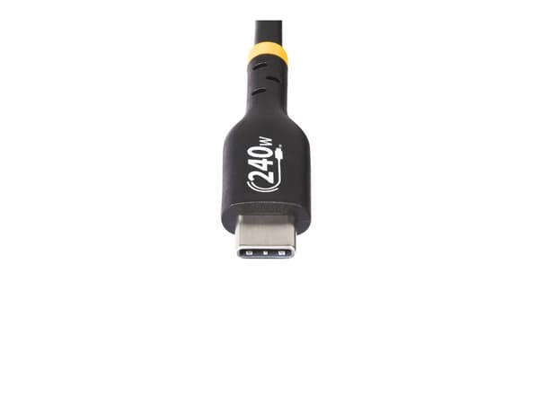 StarTech.com 2m USB C Charging Cable, USB-IF Certified USB-C Cable, 240W - USB-kabel - 24 pin USB-C (hann) til 24 pin USB-C (hann) - USB 2.0 - 48 V -