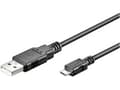 Miniatyrbild 1 av 2: USB 2.0 höghastighetskabel, svart
