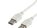 Miniatyrbild 1 av 3: VALUE USB 2.0 Cable, 0,8 m, USB A, USB A, Hane/Hane, 0,48 Gbit/s, Vit