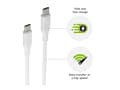 Miniatyrbild 3 av 5: dbramante1928 re-charge - USB-kabel - 24 pin USB-C (hane) till 24 pin USB-C (hane) - USB 2.0 - 2.5 m - flätad kabel, USB-strömförsörjning (100W), up