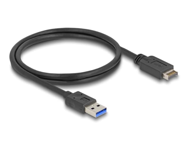 Delock - USB-kabel - 20 pin USB Typ E (hane) Nyckel A till USB typ A (hane) - 80 cm - upp till 10 Gbps dataöverföringshastighet