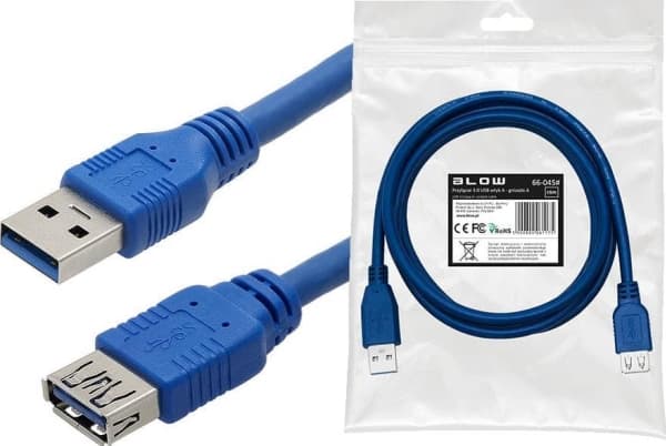 Blow USB 3.0 A-A extension cable plug-socket 1.5m