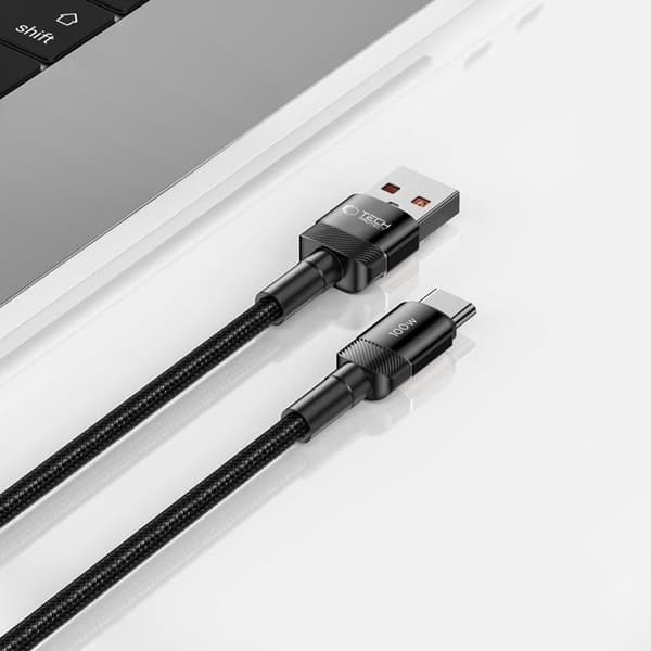 Tech-Protect USB-C till USB-A kabel 2m Ultraboost Evo - Svart