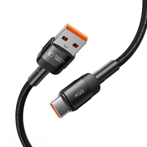 Tech-Protect USB-C till USB-A kabel 2m Ultraboost Evo - Svart