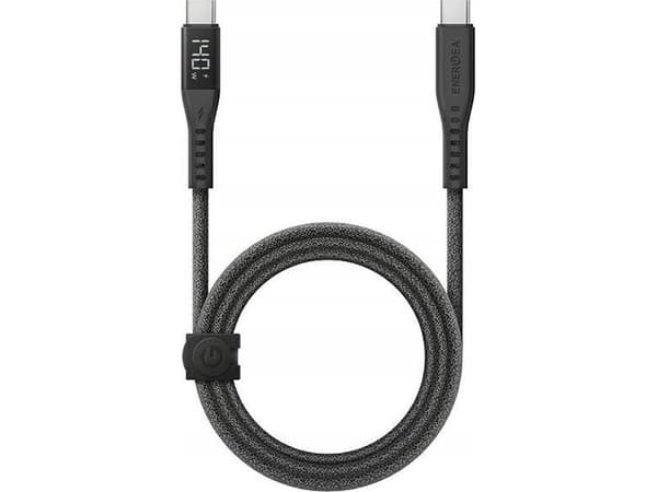 Energea USB-C - USB-C USB-kabel 1,5 m Sort