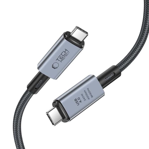 Tech-Protect USB-C till USB-C kabel Ultraboost 40GBPS PD 240W 2m