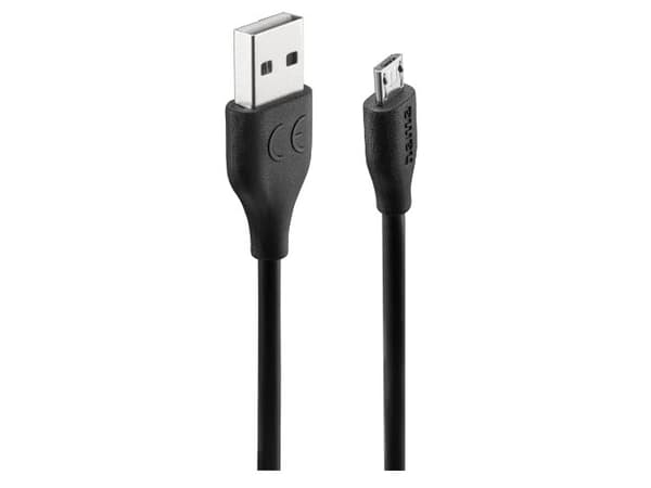 Hama ladekabel, USB-A - Micro-USB, 1,5 m, svart (00086411)