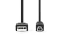 Miniatyrbild 2 av 3: Nedis CCGL60100BK20, 2 m, USB A, USB B, USB 2.0, 0,48 Gbit/sek, Sortera