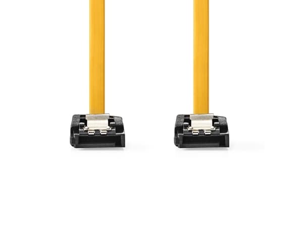 Nedis CCGB73250YE10, 1 m, SATA I, SATA 7-pin, SATA 7-pin, Hunkjønn/Hunkjønn, Gult