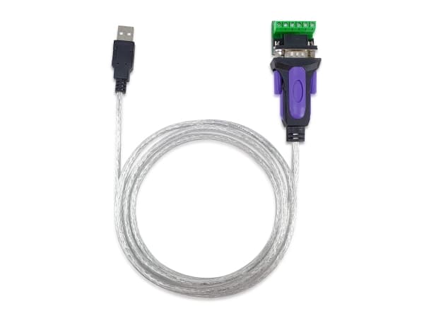 Equip 133387, Grå, 1,5 m, USB Type-A, DB-9, Hankoppling, Hankoppling