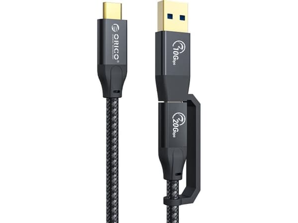 Kabel USB Orico Orico Kabel USB-C + USB-A, 20 Gbps, 4K, 100W, 30cm