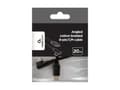 Miniatyrbild 5 av 5: Cablexpert - Lightning-kabel - 24 pin USB-C hane till Lightning hane vinklad - 20 cm - svart - data och laddning