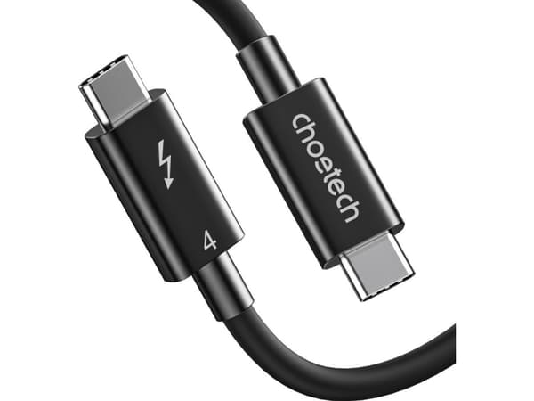 Kabel USB Choetech Thunderbolt - Thunderbolt 0.8 m Czarny (1016702)
