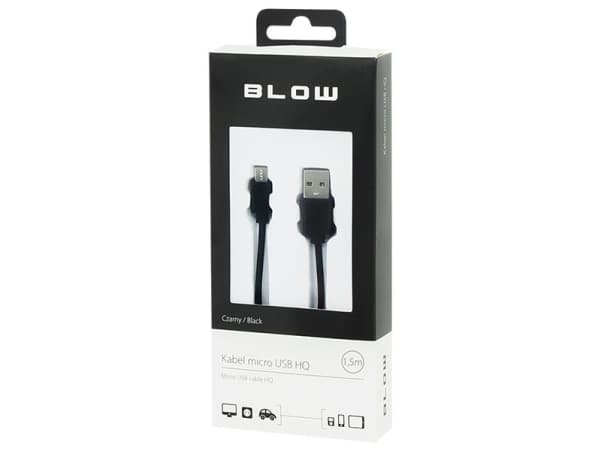 USB-kaapeli Blow USB-A - 1,5 m Musta (66-116#)