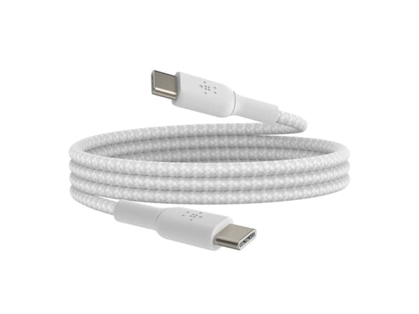 Belkin BoostCharge - USB-kaapeli - 24-nastainen USB-C (uros) - 24-nastainen USB-C (uros) - USB 2.0 - 20 V - 3 A - 15 cm - USB Power Delivery (60W), p