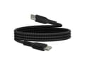 Miniatyrbilde 5 av 5: Belkin BoostCharge - USB-kabel - 24 pin USB-C (hann) til 24 pin USB-C (hann) - USB 2.0 - 20 V - 3 A - 15 cm - USB Power Delivery (60W), flettet kabel