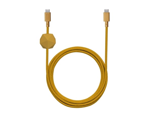 Native Union Anchor, 1,8 m, USB C, USB C, Gul