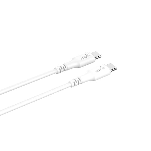 Gear Opladningskabel USB-C til USB-C 2.0 0,5 m Hvid