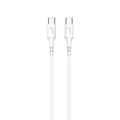 Miniatyrbillede 1 af 8: Gear Opladningskabel USB-C til USB-C 2.0 0,5 m Hvid