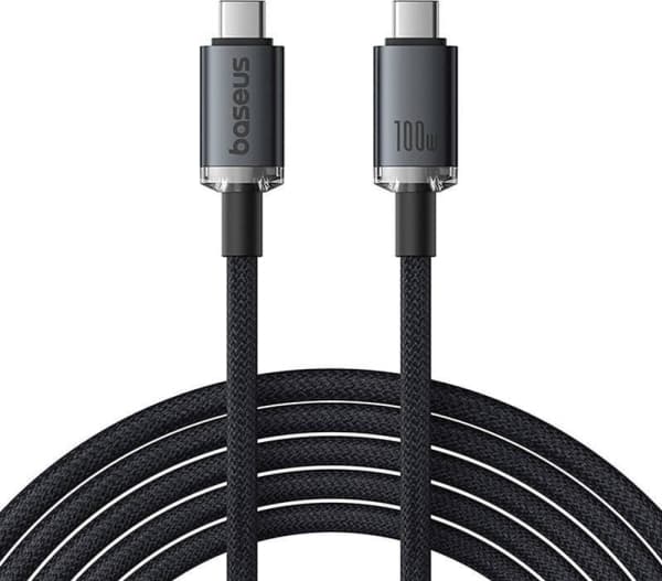 Baseus USB-C - USB-C 1,5 m USB-kaapeli Musta (BSU4925)