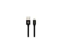 Miniatyrbilde 1 av 3: Swissten 71523101, 0,2 m, USB A, Lightning, Hankjønn, Hankjønn, Sort