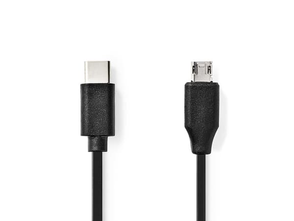 Nedis CCGL60750BK10, 1 m, Micro-USB B, USB A, USB 2.0, 0,48 Gbit/sek., Lajittelu