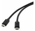 Miniatyrbild 1 av 4: Microconnect DOCKUSB3.2CC1, 1 m, USB C, USB C, USB 3.2 Gen 2 (3.1 Gen 2), 20 Gbit/sek, Svart