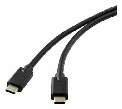 Microconnect DOCKUSB3.2CC1, 1 m, USB C, USB C, USB 3.2 Gen 2 (3.1 Gen 2), 20 Gbit/sek, Svart