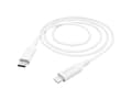Miniatyrbilde 2 av 4: Hama - Lightning-kabel - 24 pin USB-C hann til Lightning hann - 1 m - hvit