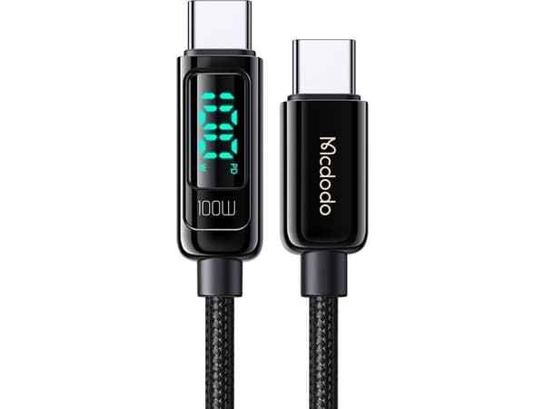 Mcdodo CA-8820 USB-C til USB-C-kabel 100W, 1,2m (svart)