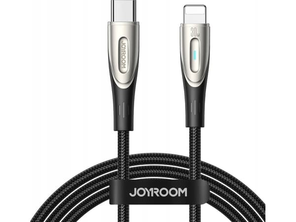 Kabel USB Joyroom USB-C - Lightning 1.2 m Czarny (JYR844)