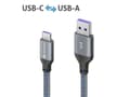 Miniatyrbild 2 av 5: sonero SPC-U110-015, 1,5 m, USB C, USB A, USB 2.0, 0,48 Gbit/s, Blå, Grå