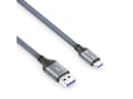 Miniatyrbild 1 av 5: sonero SPC-U110-015, 1,5 m, USB C, USB A, USB 2.0, 0,48 Gbit/s, Blå, Grå