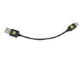 Miniatyrbild 1 av 2: TECHly - USB-kabel - USB (han) till 24 pin USB-C (han) - USB 2.0 - 10 cm - sortera