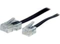 Miniatyrbild 2 av 2: S-Conn 10m RJ11 - RJ45, 10 m, RJ11, RJ45, Svart, Transparent, Hankoppling, Hankoppling
