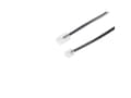 Miniatyrbild 1 av 2: S-Conn 10m RJ11 - RJ45, 10 m, RJ11, RJ45, Svart, Transparent, Hankoppling, Hankoppling