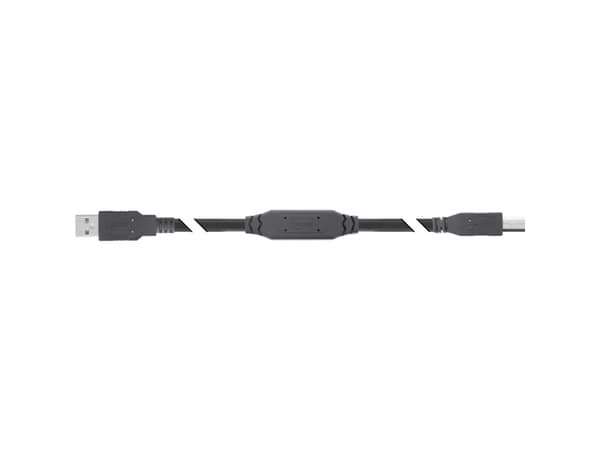 InLine 34516A, 7,5 m, USB A, Mini-USB B, USB 2.0, 0,48 Gbit/s, Svart