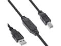 Miniatyrbild 1 av 4: InLine 34516A, 7,5 m, USB A, Mini-USB B, USB 2.0, 0,48 Gbit/s, Svart