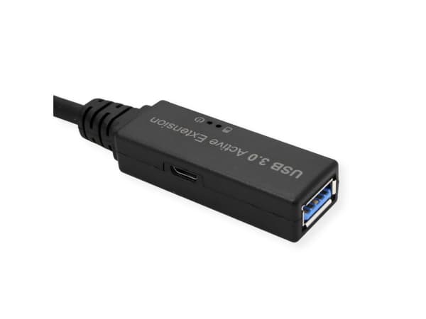 ROLINE 12.04.1065, 5 m, USB C, USB A, USB 3.2 Gen 1 (3.1 Gen 1), 5 Gbit/s, Svart