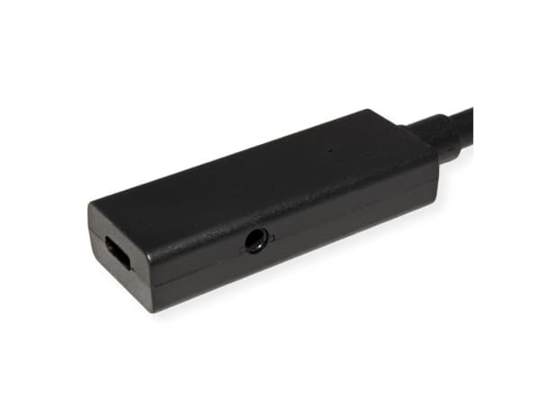 ROLINE 12.04.1105, 5 m, USB C, USB C, USB 3.2 Gen 2 (3.1 Gen 2), 10 Gbit/s, Svart