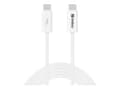 Miniatyrbild 1 av 4: Sandberg - USB-kabel - 24 pin USB-C (hane) till 24 pin USB-C (hane) - USB4 - 2 m - upp till 40 Gbps dataöverföringshastighet, USB-strömförsörjning (2