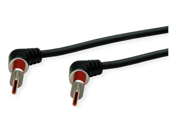 ROLINE 11.02.8347, 1 m, USB C, USB C, USB 2.0, 0,48 Gbit/s, Sort, Rød