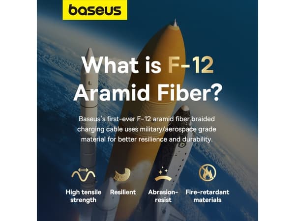 Baseus Unbreakable, 2 m, USB C, USB C, USB 2.0, 0.48 Gbit/s, Black