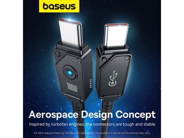 Baseus Unbreakable, 2 m, USB C, USB C, USB 2.0, 0.48 Gbit/s, Black