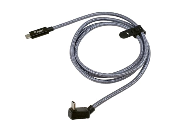 Utrusta 128421, 1 m, USB C, USB C, USB4 Gen 2x2, 20 Gbit/sek., Silver