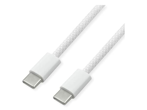 VALUE 11.99.8340, 1 m, USB C, USB C, USB 2.0, 0,48 Gbit/s, Vit