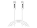 Miniatyrbild 1 av 2: Sandberg Saver - USB-kabel - 24 pin USB-C (hane) till 24 pin USB-C (hane) - 1 m - USB Power Delivery (65W)