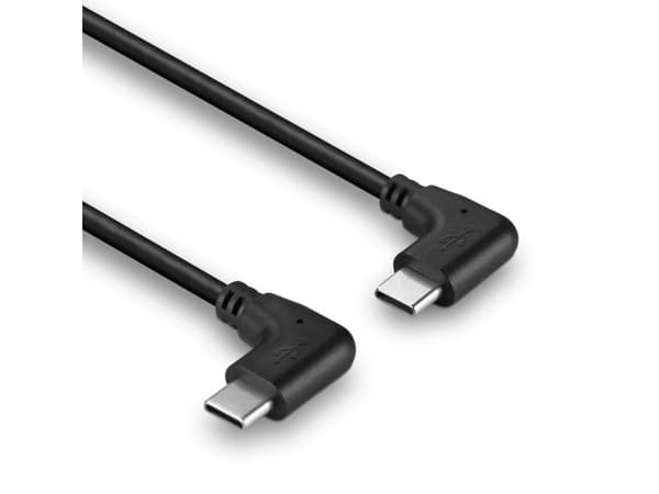 Lindy USB 2.0 Type C-kabel 2 x 90° vinklet 0,5 m (32008)