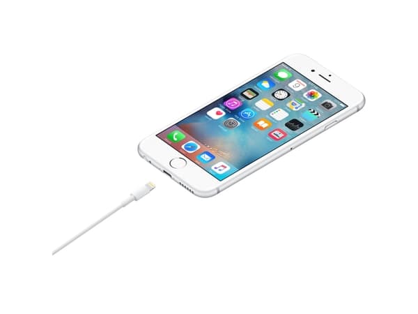 Apple MUQW3ZM/A, 1 m, Lightning, USB A, Hankjønn, Hankjønn, Hvit